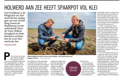 Klei-onderzoek Holwerd aan Zee kanshebber LC Awards