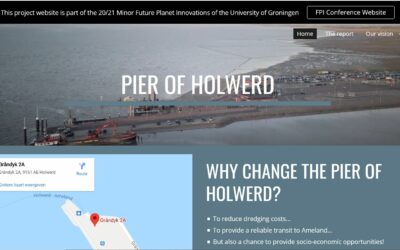 Advies RUG studenten over transformatie van de pier bij Holwerd